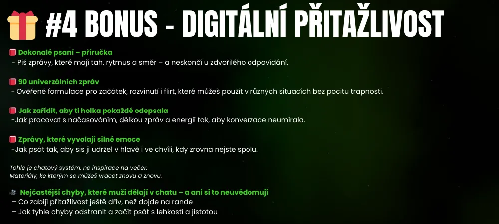 Bonus #4 – Digitální Přitažlivost
