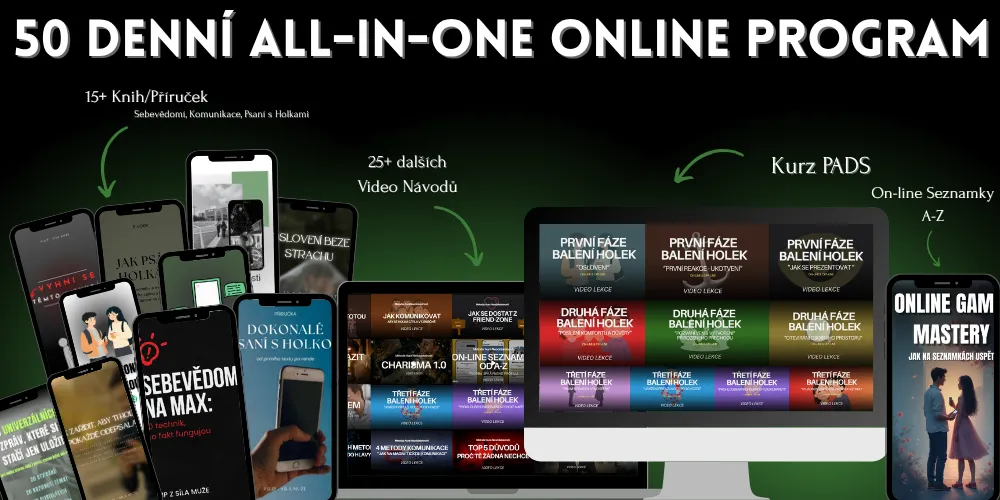 50denní all-in-one online program – knihy, videolekce a kurz PADS